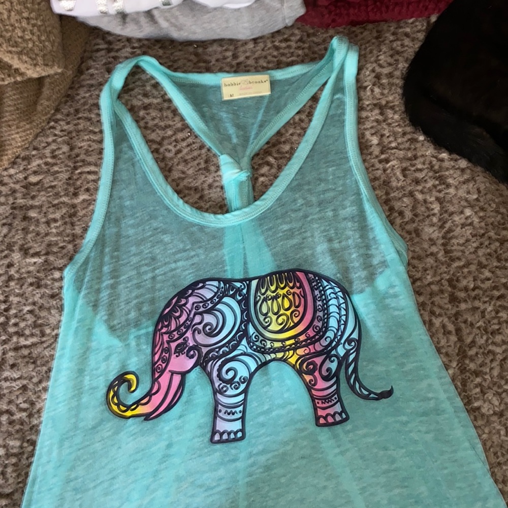 Light blue tank top